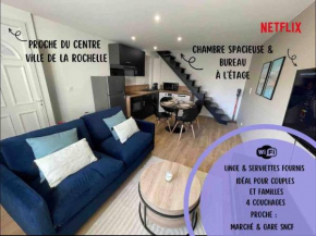 Le p tit Rétais proche marché central et gare SNCF- wifi haut débit -